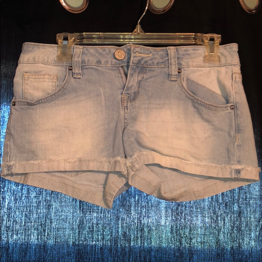 Denim shorts